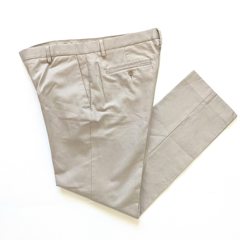 Calvin Klein Slim Fit Pleated Dress Pants